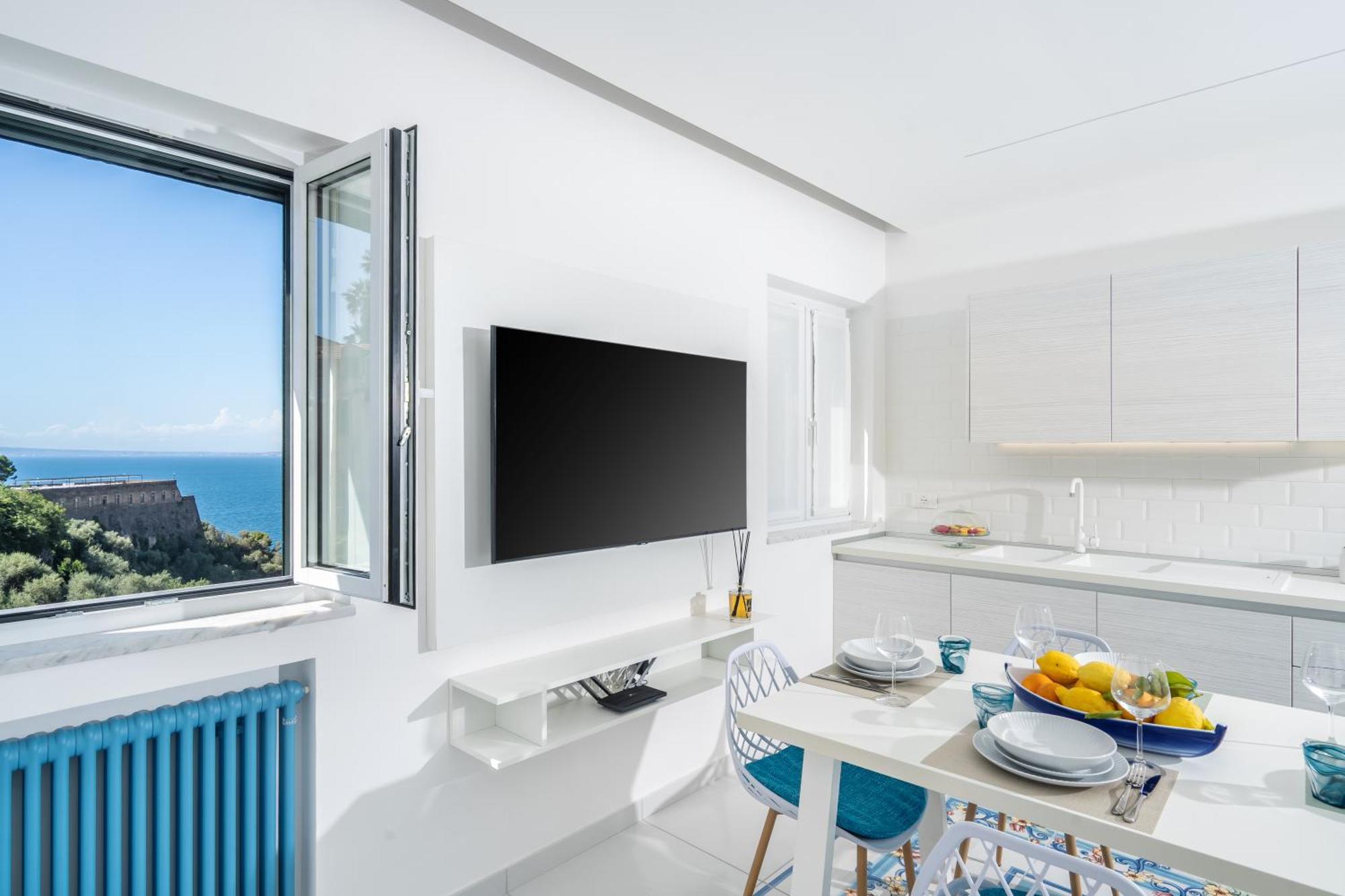 Sea View Deluxe Apartments Vico Equense Kültér fotó